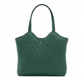 Posete zea Shopper Verde piele Naturala 300v1